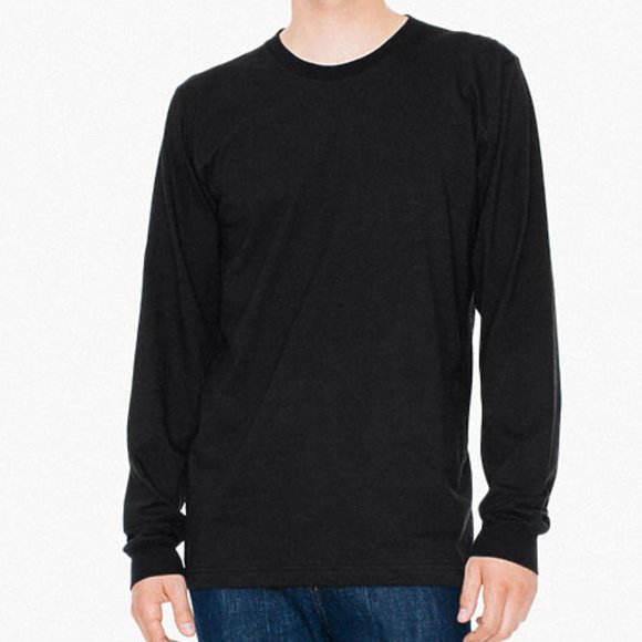 American Apparel Unisex Fine Jersey Long Sleeve - Picture 1 of 1